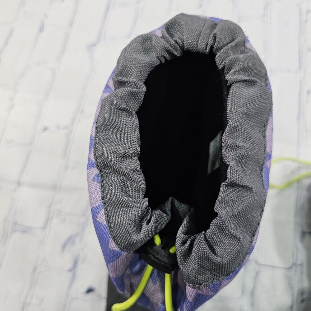 Columbia WOMENS YOUTH SZ 6 Powderbug Plus II Print Snow Boot Waterproof Purple - Picture 5 of 11